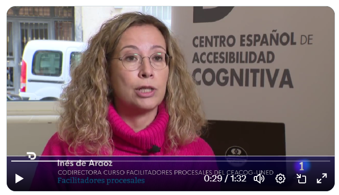 Televisión Española informa sobre el curso de facilitadores